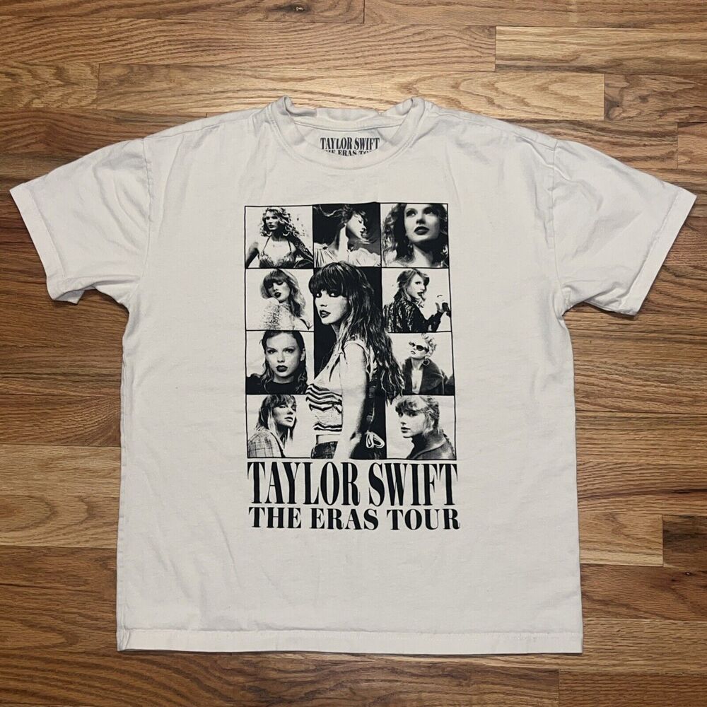 Taylor Swift Shirt Adult Small The Eras Tour Official Cream Beige